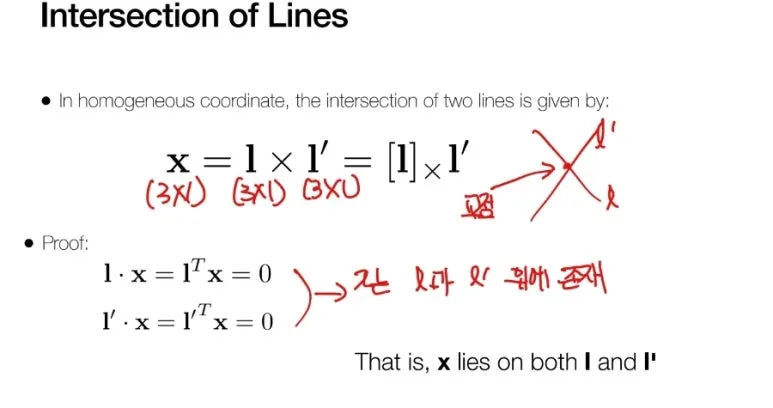 Homogeneous Coordinates 란? 사영 기하학에서의 좌표계와 소실점 이해하기 8 10