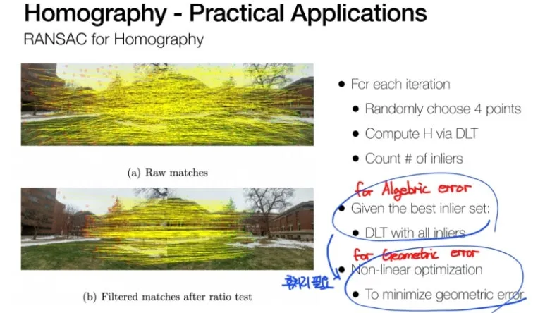 RANSAC이란? 이상치를 제거해 Homography 정확도를 높이는 핵심 알고리즘 11 11 Optimization
